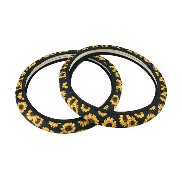 decoration snug practical soft car easy install anti slip steering wheel cover universal sunflower printed wear resistant
decoration snug practical soft car easy install anti slip steering wheel cover universal sunflower printed wear resistant