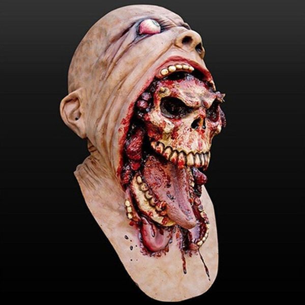 ужасное таяние face латекс для взрослого bloody zombie маски хэллоуиной страшного косплей prop костюм
ужасное таяние face латекс для взрослого bloody zombie маски хэллоуиной страшного косплей prop костюм