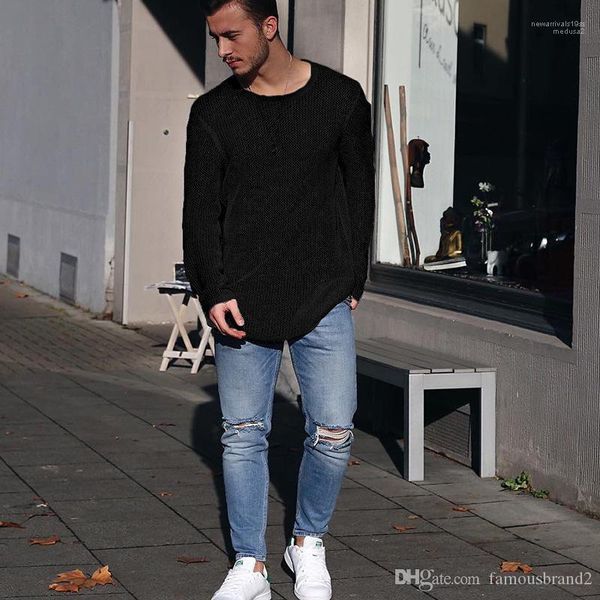 color casual simple match sweater long sleeved fall tees mens autumn designer knitted tshirts solid, White;black
color casual simple match sweater long sleeved fall tees mens autumn designer knitted tshirts solid, White;black