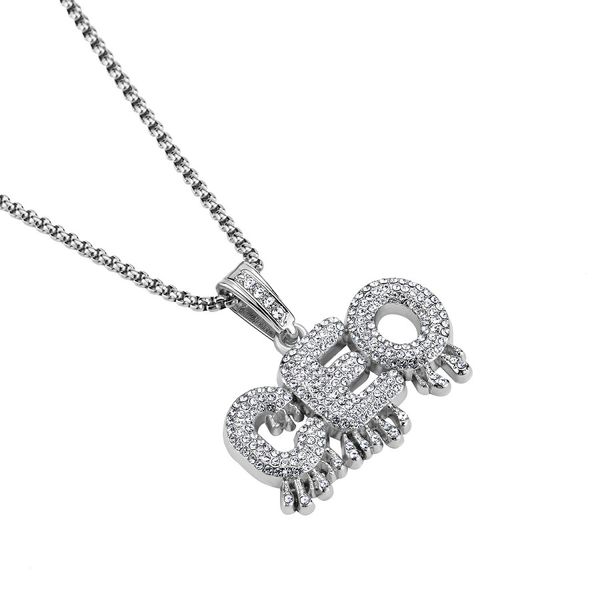 fashion men charm rhinestone letters iced out pendant designer necklace hip hop rap jewelry 18k gold plated 70cm long chain necklace for men, Silver
fashion men charm rhinestone letters iced out pendant designer necklace hip hop rap jewelry 18k gold plated 70cm long chain necklace for men, Silver