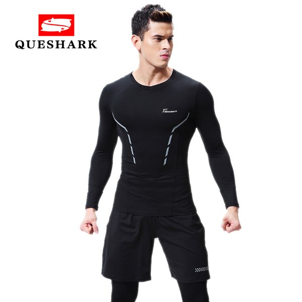 men sports training suit quick dry long sleeve jacket summer running shorts fitness sportswear reflective tracksuit, White;black
men sports training suit quick dry long sleeve jacket summer running shorts fitness sportswear reflective tracksuit, White;black