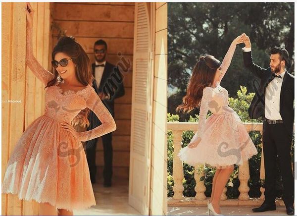 elegant pink lace long sleeve prom dress party gown homecoming dresses beaded lace short mini a-line cocktail dresses, Red
elegant pink lace long sleeve prom dress party gown homecoming dresses beaded lace short mini a-line cocktail dresses, Red