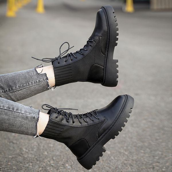 высокое качество дизайнер кожа кроссовки speed runner женщины классический lace-up носок тройной black boots голеностопного зимний снег по
высокое качество дизайнер кожа кроссовки speed runner женщины классический lace-up носок тройной black boots голеностопного зимний снег по