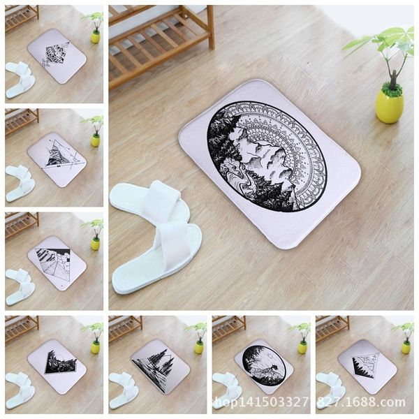 black and white ink painting pattern home furnishing bedroom in front of the door non-slip land pad carpet mixed batch
black and white ink painting pattern home furnishing bedroom in front of the door non-slip land pad carpet mixed batch