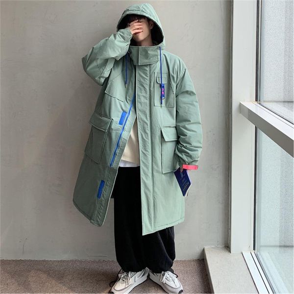 winter new long coat men warm thick fashion parka men solid color hooded coat man streetwear wild casual loose cotton, Black
winter new long coat men warm thick fashion parka men solid color hooded coat man streetwear wild casual loose cotton, Black