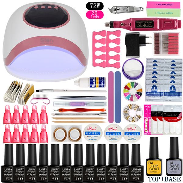 nail set uv led lamp dryer with choose 12 colors nail gel polish kit soak off manicure drill machine kit art tools
nail set uv led lamp dryer with choose 12 colors nail gel polish kit soak off manicure drill machine kit art tools