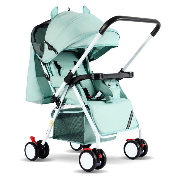 

baby stroller trolley car wagon folds conveniently 0-3 years carrying capacity 25 kg steel frame baby carriage pram dropshipping