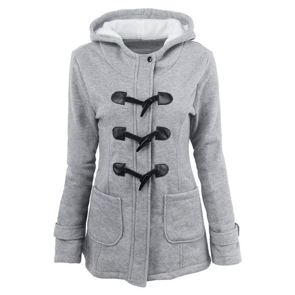 2019 new women wool coat fashion autumn winter slim zipper bullhorn buckle hooded warm jacket woman plus size 5xl outerwear, Black
2019 new women wool coat fashion autumn winter slim zipper bullhorn buckle hooded warm jacket woman plus size 5xl outerwear, Black