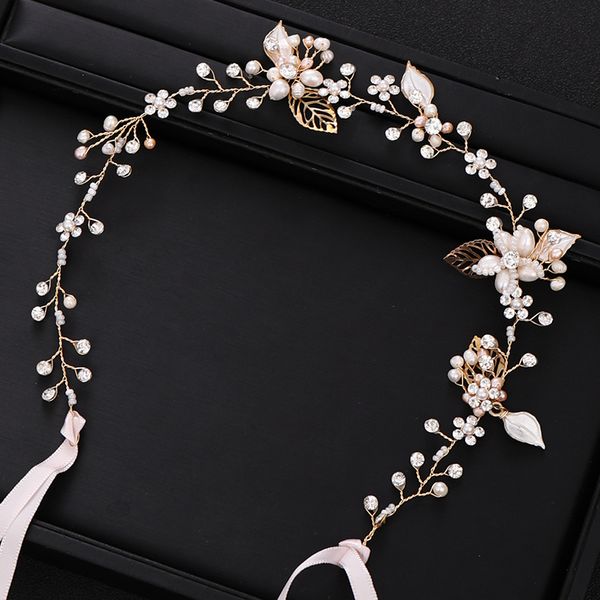 gold color bridal headband tiara freshwater pearl flower wedding headpiece hair vine dress hair accessories wedding hair jewelry, Golden;white
gold color bridal headband tiara freshwater pearl flower wedding headpiece hair vine dress hair accessories wedding hair jewelry, Golden;white