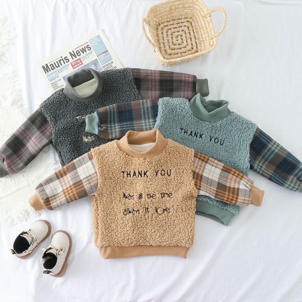 2019 children long sleeve letter embroidered clothes new kids and girls lamb wool warm hooded little autumn and winter coats, Black
2019 children long sleeve letter embroidered clothes new kids and girls lamb wool warm hooded little autumn and winter coats, Black