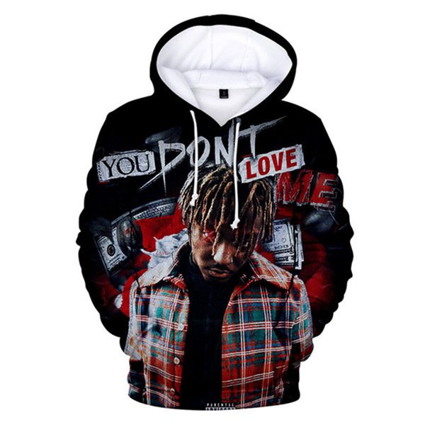 juice wrld mens designer hoodies rap singer 3d printed loose long sleeved hooded pullover sweatshirts fashion mens hoodies, Black
juice wrld mens designer hoodies rap singer 3d printed loose long sleeved hooded pullover sweatshirts fashion mens hoodies, Black