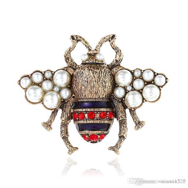 crystal clothing brooch retro cute bee pearl pin alloy gemstone brooch europe united states fashion quality jewelry women gifts spot 2 color, Gray
crystal clothing brooch retro cute bee pearl pin alloy gemstone brooch europe united states fashion quality jewelry women gifts spot 2 color, Gray