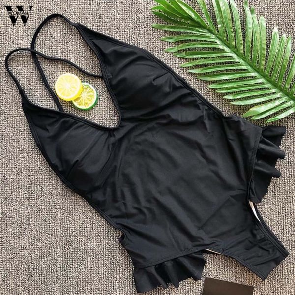 women ruffles one-piece bijini push-up pad swimwear swimming beachwear summer sea clothing, Red;black
women ruffles one-piece bijini push-up pad swimwear swimming beachwear summer sea clothing, Red;black