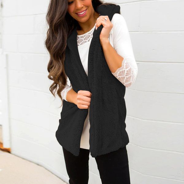 stylish bar autumn faux fur hooded vest coats women teddy bear sleeveless jacket vests waistcoat 2019 ladies outerwear vest suit, Black;white
stylish bar autumn faux fur hooded vest coats women teddy bear sleeveless jacket vests waistcoat 2019 ladies outerwear vest suit, Black;white