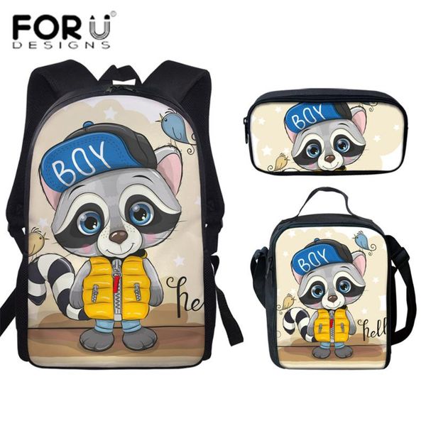 forudesigns boys girls school bags cute animal raccoon prints kids backpack set 3pcs school book bags schoolbag shoulder bag new
forudesigns boys girls school bags cute animal raccoon prints kids backpack set 3pcs school book bags schoolbag shoulder bag new