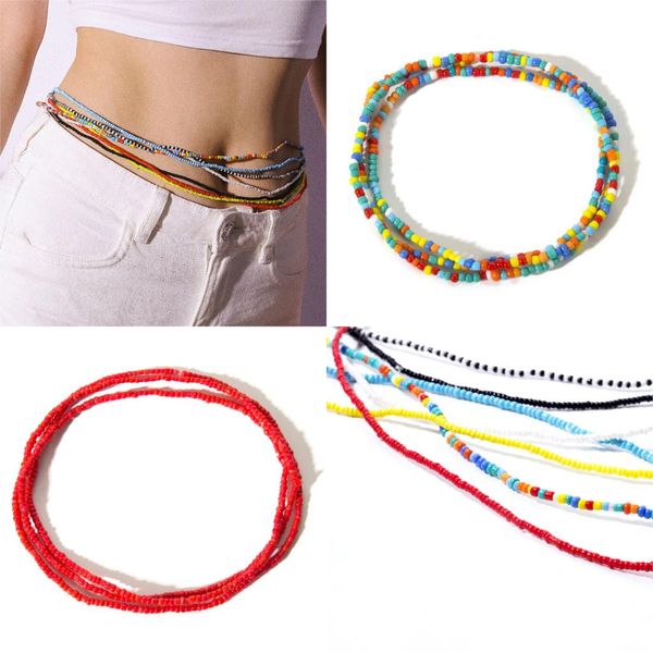 1pcs summer jewelry waist bead set colorful waist bead belly african body chain belly jewelry for woman 7 colors, Slivery;golden
1pcs summer jewelry waist bead set colorful waist bead belly african body chain belly jewelry for woman 7 colors, Slivery;golden