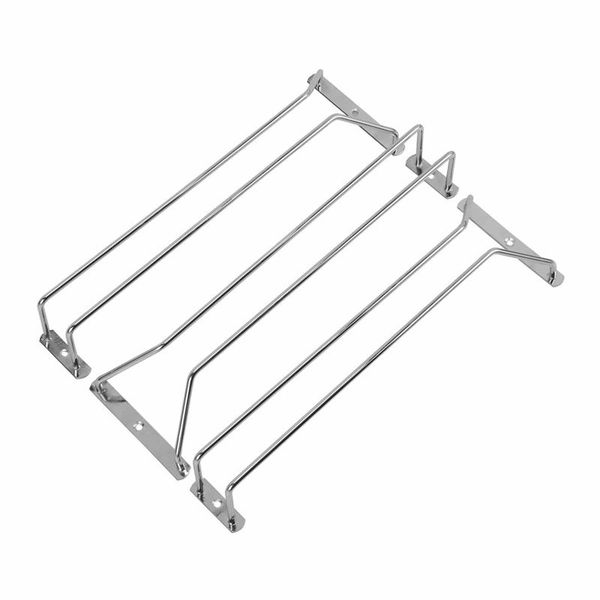 3pcs wine rack glass holder hanging bar hanger stainless steel shelf with 6pcs screws new 
3pcs wine rack glass holder hanging bar hanger stainless steel shelf with 6pcs screws new