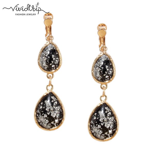 gold teardrop ear clips without piercing for women inlay opal stone clip on earrings female brincos bijoux 2019 new arrival, Silver
gold teardrop ear clips without piercing for women inlay opal stone clip on earrings female brincos bijoux 2019 new arrival, Silver