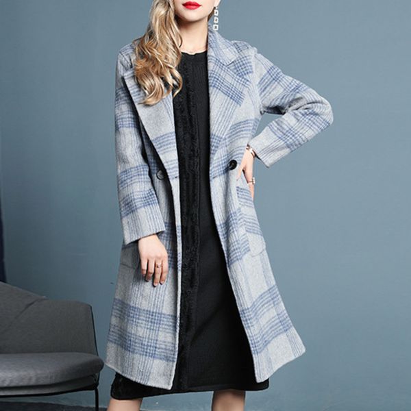 lanmrem striped lapel double-breasted long woolen coat casual fashion loose women 2019 autumn new tc838, Black
lanmrem striped lapel double-breasted long woolen coat casual fashion loose women 2019 autumn new tc838, Black