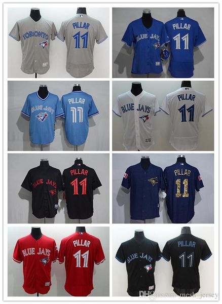 custom men women youth toronto blue 2019 jays jersey #11 kevin pillar home blue white grey baseball jerseys, Blue;black
custom men women youth toronto blue 2019 jays jersey #11 kevin pillar home blue white grey baseball jerseys, Blue;black