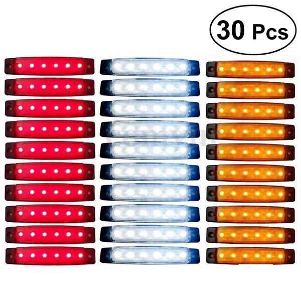 30 шт 6 led 12v прицеп магистральные tail light замена водить трейлер taillight сигнала поворота тормоза marker tail light
30 шт 6 led 12v прицеп магистральные tail light замена водить трейлер taillight сигнала поворота тормоза marker tail light