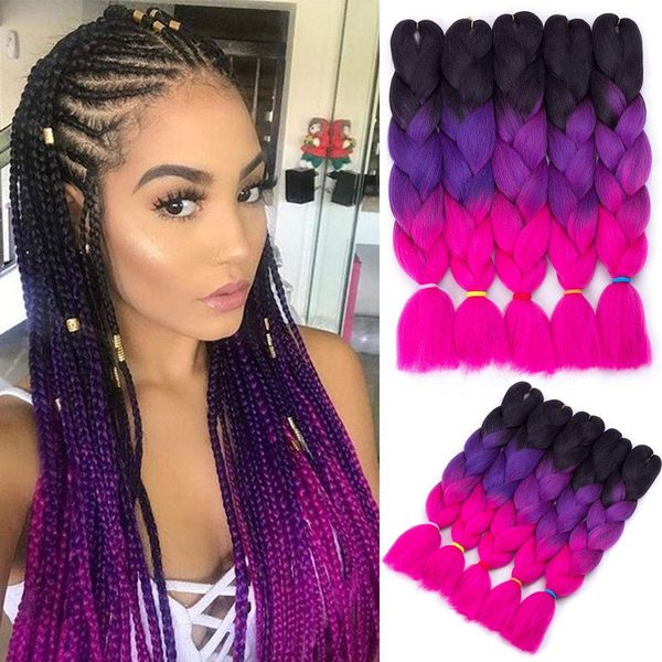 jumbo braiding hair crochet 5pcs jumbo braid hair extension ombre color kanekalon synthetic crochet braids hair twist for diy braids, Black
jumbo braiding hair crochet 5pcs jumbo braid hair extension ombre color kanekalon synthetic crochet braids hair twist for diy braids, Black