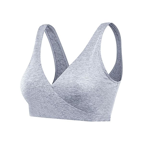 women maternity bras sports pregnant seamless cotton blend pull up removable inserts solid nursing sleeping no underwire, White
women maternity bras sports pregnant seamless cotton blend pull up removable inserts solid nursing sleeping no underwire, White