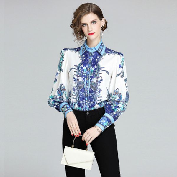 100% polyester,women's beauty printing shirt,lady and girl's casual blouses & shirts,lapel neck lantern sleeve, White
100% polyester,women's beauty printing shirt,lady and girl's casual blouses & shirts,lapel neck lantern sleeve, White