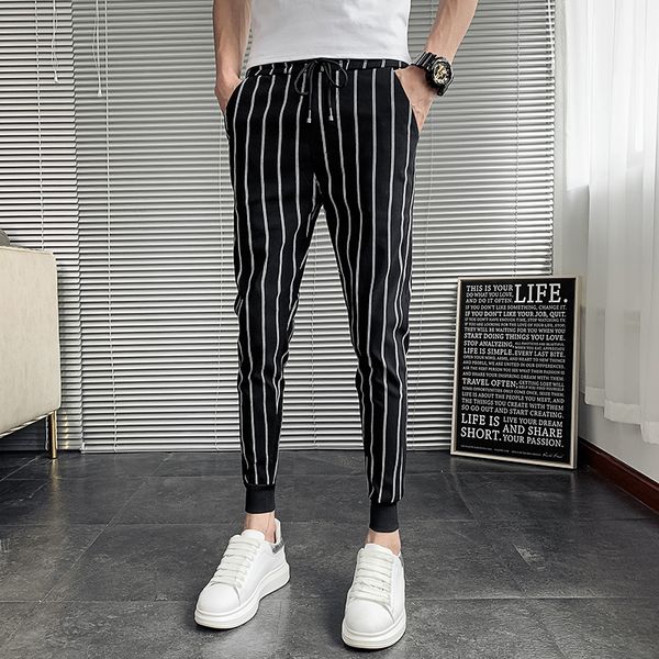 fashion 2020 summer thin striped pants men new slim fit hip hop mens casual harem pants streetwear joggers men trousers 34, Black
fashion 2020 summer thin striped pants men new slim fit hip hop mens casual harem pants streetwear joggers men trousers 34, Black