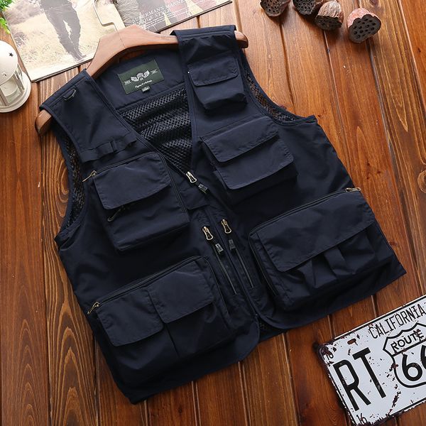 us size summer outwear mens workwear multi-pockets professional pgraphy vests dg150, Black;white
us size summer outwear mens workwear multi-pockets professional pgraphy vests dg150, Black;white