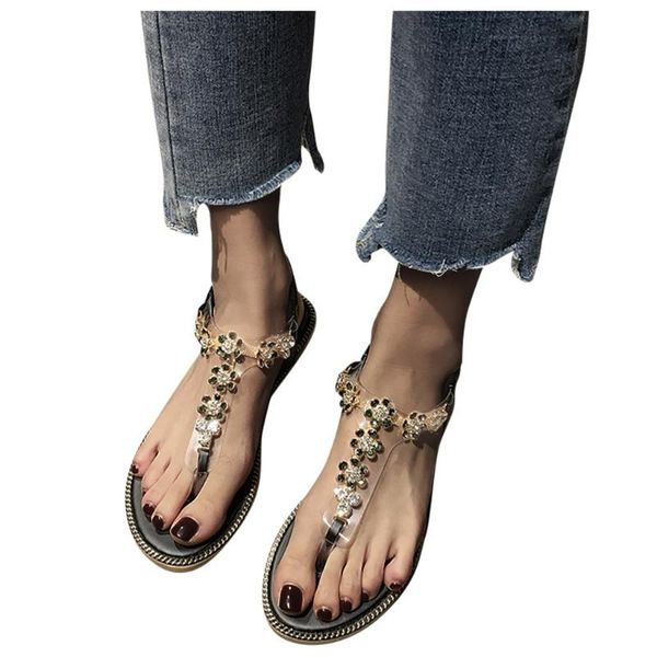sagace crystal flat gladiator sandals women 2020 casual tip toe low heel sandals for women elastic band sandalias femenina, Black
sagace crystal flat gladiator sandals women 2020 casual tip toe low heel sandals for women elastic band sandalias femenina, Black