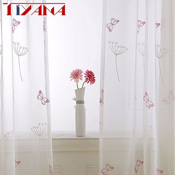 pink butterfly window sheer curtains for living room embroidered voile tulle for baby girls bedroom yarn princess wp266&30
pink butterfly window sheer curtains for living room embroidered voile tulle for baby girls bedroom yarn princess wp266&30