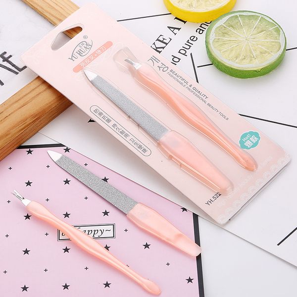 1 set stainless steel metal double sided pro nail file and cuticle pusher manicure pedicure with plastic holder
1 set stainless steel metal double sided pro nail file and cuticle pusher manicure pedicure with plastic holder