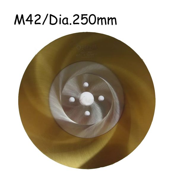 dia.250mm hss circular m42 saw blade with tin-coated for stainless steel cutting and metal cutting
dia.250mm hss circular m42 saw blade with tin-coated for stainless steel cutting and metal cutting