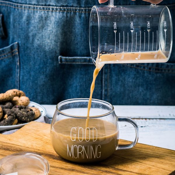 2020 new heat-resistant glass with milk breakfast cup simple letter design cereal cup household microwave glass
2020 new heat-resistant glass with milk breakfast cup simple letter design cereal cup household microwave glass