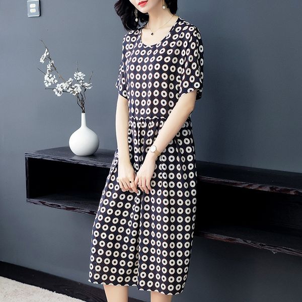 casual dresses real silk dress women summer korean fashion midi beach elegant vintage party vestido mujer p8133 yy2551, Black;gray
casual dresses real silk dress women summer korean fashion midi beach elegant vintage party vestido mujer p8133 yy2551, Black;gray