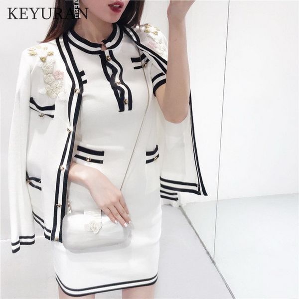 new 2018 winter runway knitted 2 piece set dress women elegant flower embroidery mohair wool cardigan + short sweater dress suit, Gray
new 2018 winter runway knitted 2 piece set dress women elegant flower embroidery mohair wool cardigan + short sweater dress suit, Gray