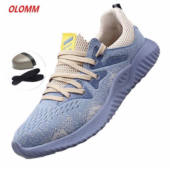 mens safety shoes steel toe safety shoes steel toe work boots men breathable air work, Black