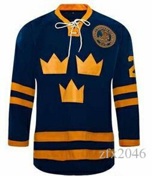 #21 Peter Forsberg Jersey Team SWEDEN Ice Hockey Jerseys Stithed Sewn Blue Custom Your Name & Number embroidered
#21 Peter Forsberg Jersey Team SWEDEN Ice Hockey Jerseys Stithed Sewn Blue Custom Your Name & Number embroidered