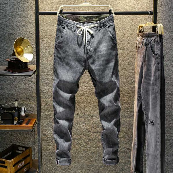 man spring autumn casual fashion streetwear mens jeans ankle zipper elastic slim fit jeans men clothing korean street bottoms, Blue
man spring autumn casual fashion streetwear mens jeans ankle zipper elastic slim fit jeans men clothing korean street bottoms, Blue