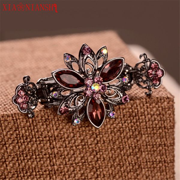 2019 alloy hairpins crab claw clip with crystal flower vintage hair clip women wedding head band hair accessories, Golden;white
2019 alloy hairpins crab claw clip with crystal flower vintage hair clip women wedding head band hair accessories, Golden;white