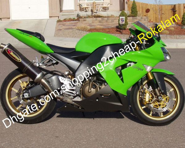 для kawasaki ninja zx-10r 2004 2005 zx 10r 04 05 zx10r зеленые черные мотоциклы феринга aftermarket kit (литье под давлением
для kawasaki ninja zx-10r 2004 2005 zx 10r 04 05 zx10r зеленые черные мотоциклы феринга aftermarket kit (литье под давлением