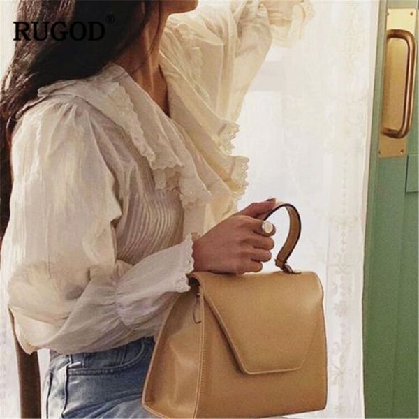 rugod ruffled collar lantern sleeves women blouses creased slim white sweet korean style spring and summer vintage femme
rugod ruffled collar lantern sleeves women blouses creased slim white sweet korean style spring and summer vintage femme