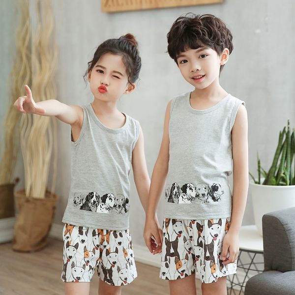 summer boys girls clothing children tracksuit 100% cotton kids clothes 2pcs vest pant clothes sets for babies cartoon outfits, White
summer boys girls clothing children tracksuit 100% cotton kids clothes 2pcs vest pant clothes sets for babies cartoon outfits, White