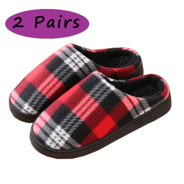 2 pairs home slippers women shoes winter slippers ladies indoor flip flops warm fur slides men mules home shoes, Black
2 pairs home slippers women shoes winter slippers ladies indoor flip flops warm fur slides men mules home shoes, Black