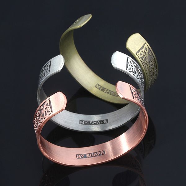 3 colors tree of life bangles bracelets norse viking wicca cuff celtics knot magnetic bracelet bangle for women men jewelry gift, Golden;silver
3 colors tree of life bangles bracelets norse viking wicca cuff celtics knot magnetic bracelet bangle for women men jewelry gift, Golden;silver