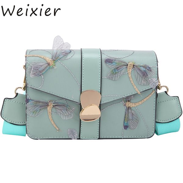 weixier 2019 women bag leather handbags pu shoulder bag with dragonfly small flap crossbody bags for women messenger bags lw-80
weixier 2019 women bag leather handbags pu shoulder bag with dragonfly small flap crossbody bags for women messenger bags lw-80