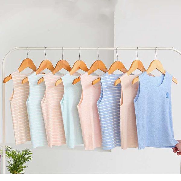 2 pieces 2-11 yrs kid's vest thin cotton cartoon printed children's breathable base shirt t-shirt boys and girls baby sling vest, Blue
2 pieces 2-11 yrs kid's vest thin cotton cartoon printed children's breathable base shirt t-shirt boys and girls baby sling vest, Blue