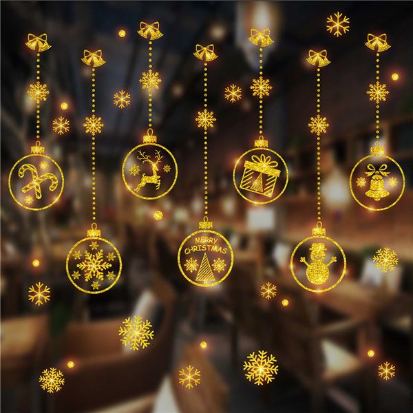 2pcs golden christmas wall stickers gold christmas diy decoration for home glass wall sticker room decoration home decor #3o18
2pcs golden christmas wall stickers gold christmas diy decoration for home glass wall sticker room decoration home decor #3o18