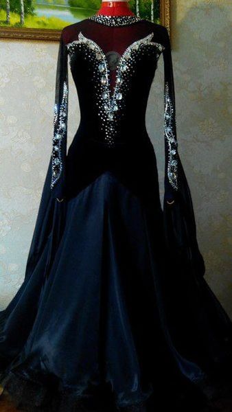 advanced ballroom competition dance dress black standard modern skirt women waltz ballroom dance dresses, Black;red
advanced ballroom competition dance dress black standard modern skirt women waltz ballroom dance dresses, Black;red